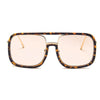 Oversized Square Sunglasses Women Retro Sunglasses-Sunglasses-Arimonz-leopard brown-Arimonz