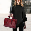 Pantent Leather Faux Crocodile Crossbody Shoulder Handbags For Women-Handbags-Arimonz-Arimonz