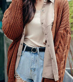 Parker Circle Pin Buckle Belt-Belts-Arimonz-Arimonz
