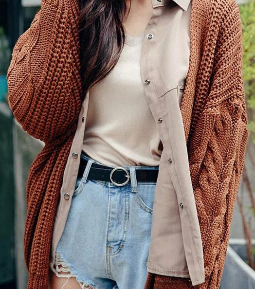 Parker Circle Pin Buckle Belt-Belts-Arimonz-Arimonz