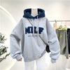 Patchwork Oversize Sweatshirt Casual Loose Thick Long Sleeve Hoodies-Pullovers-Arimonz-Light Gray-M-Arimonz