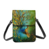 Peacock Shoulder Bag Streetwear Leather Mobile Phone Bag Shoulder Bags-Handbags-Arimonz-Arimonz