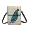 Peacock Shoulder Bag Streetwear Leather Mobile Phone Bag Shoulder Bags-Handbags-Arimonz-Arimonz