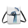 Peacock Shoulder Bag Streetwear Leather Mobile Phone Bag Shoulder Bags-Handbags-Arimonz-Arimonz