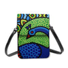 Peacock Shoulder Bag Streetwear Leather Mobile Phone Bag Shoulder Bags-Handbags-Arimonz-Arimonz