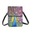 Peacock Shoulder Bag Streetwear Leather Mobile Phone Bag Shoulder Bags-Handbags-Arimonz-Arimonz