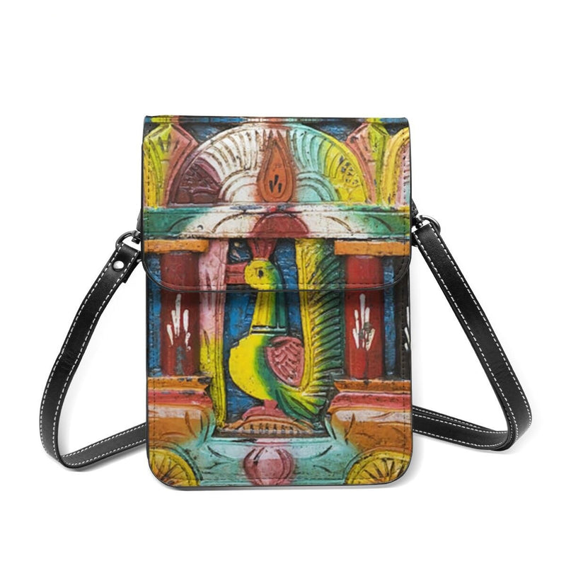 Peacock Shoulder Bag Streetwear Leather Mobile Phone Bag Shoulder Bags-Handbags-Arimonz-Multicolor - 11-Arimonz