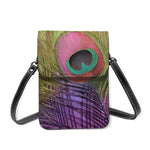 Peacock Shoulder Bag Streetwear Leather Mobile Phone Bag Shoulder Bags-Handbags-Arimonz-Pink - 16-Arimonz