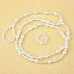 Pearl Anklet Women Ankle Bracelet Pearl Anklet Chain Foot Jewelry-Anklets-Arimonz-Arimonz