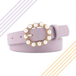 Pearl Buckle Decorative Belt-Belts-Arimonz-Arimonz