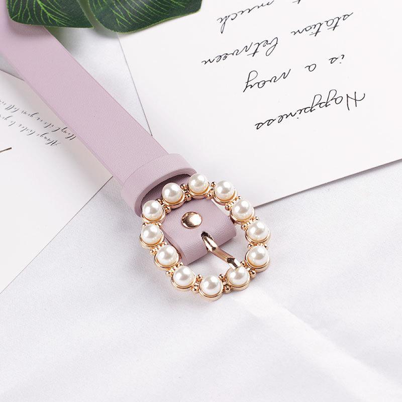 Pearl Buckle Decorative Belt-Belts-Arimonz-Arimonz