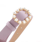 Pearl Buckle Decorative Belt-Belts-Arimonz-Arimonz