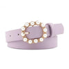 Pearl Buckle Decorative Belt-Belts-Arimonz-violet-Arimonz
