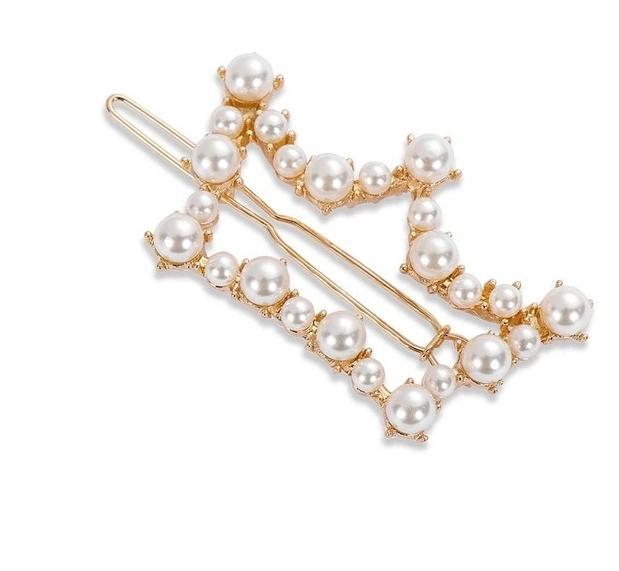 Pearl Hair Clip Snap Barrettes-Hair Accessories-Arimonz-06-Arimonz