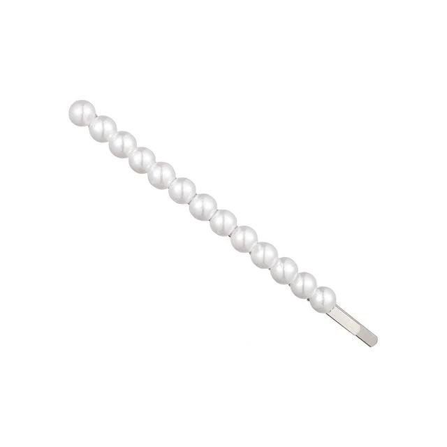 Pearl Hair Clip Snap Barrettes-Hair Accessories-Arimonz-18-Arimonz