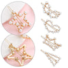Pearl Hair Clip Snap Barrettes-Hair Accessories-Arimonz-Arimonz