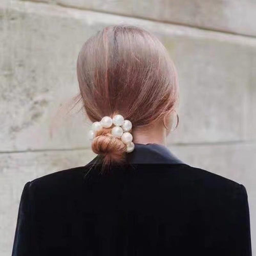 Pearl Hair Tie-Hair Accessories-Arimonz-Arimonz
