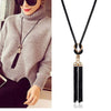 Pendant Necklace Tassel Long Winter Sweater Chain Necklace-Necklaces-Arimonz-Arimonz