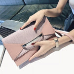 Penelope Envelope Clutch Bag-Handbags-Arimonz-pink-Arimonz