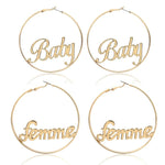 Personality Hoop Earrings-Earrings-Arimonz-Arimonz