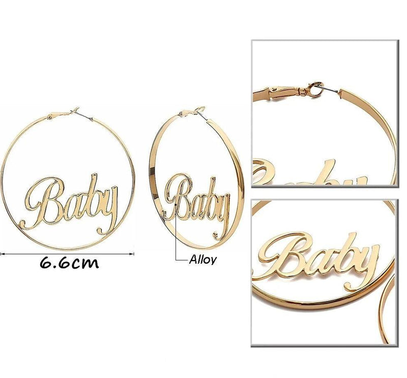 Personality Hoop Earrings-Earrings-Arimonz-Arimonz