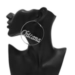 Personality Hoop Earrings-Earrings-Arimonz-Silver Color-Arimonz