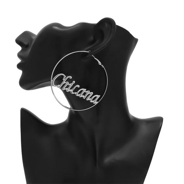 Personality Hoop Earrings-Earrings-Arimonz-Silver Color-Arimonz