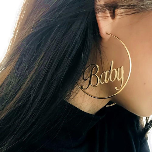 Personality Hoop Earrings-Earrings-Arimonz-Arimonz