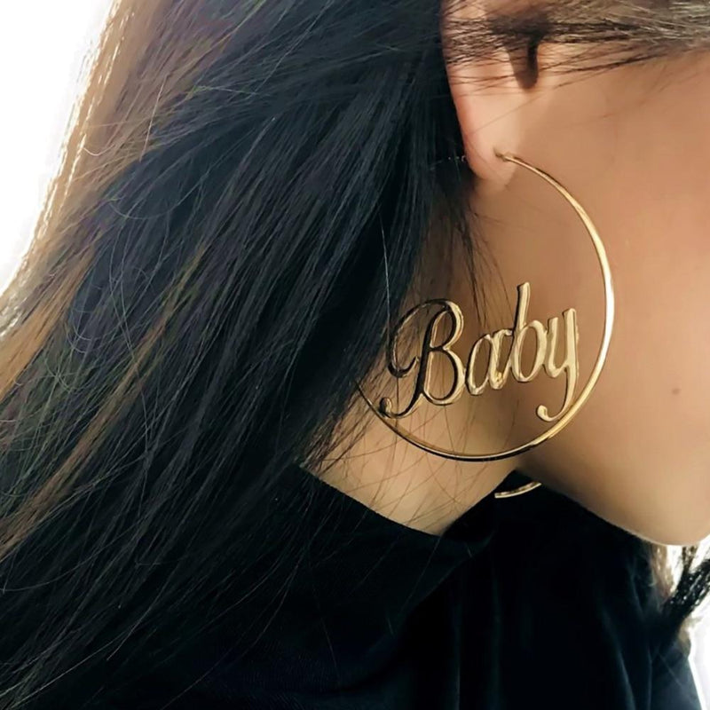 Personality Hoop Earrings-Earrings-Arimonz-Arimonz