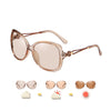 Photochromic Polarized Lady Sunglasses Vintage Big Shades For Women-Sunglasses-Arimonz-Cham-champagne lens-Arimonz