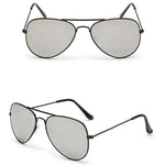 Pilot Mirror Sunglasses-Sunglasses-Arimonz-Black Silver-Arimonz