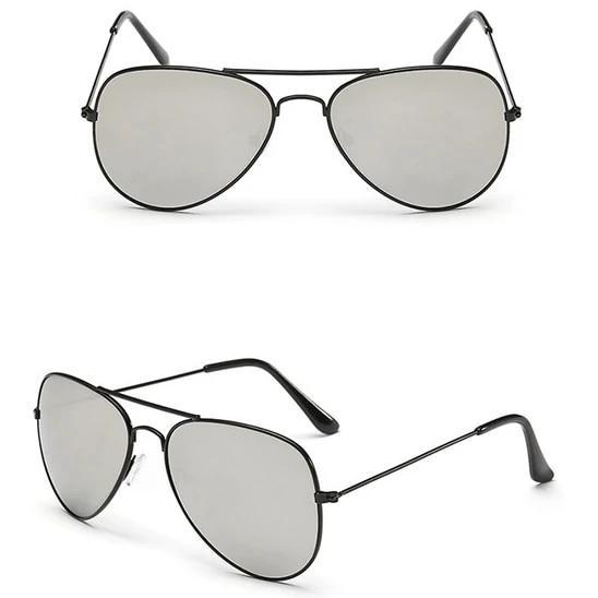 Pilot Mirror Sunglasses-Sunglasses-Arimonz-Black Silver-Arimonz