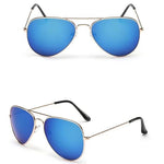 Pilot Mirror Sunglasses-Sunglasses-Arimonz-Gold Blue-Arimonz