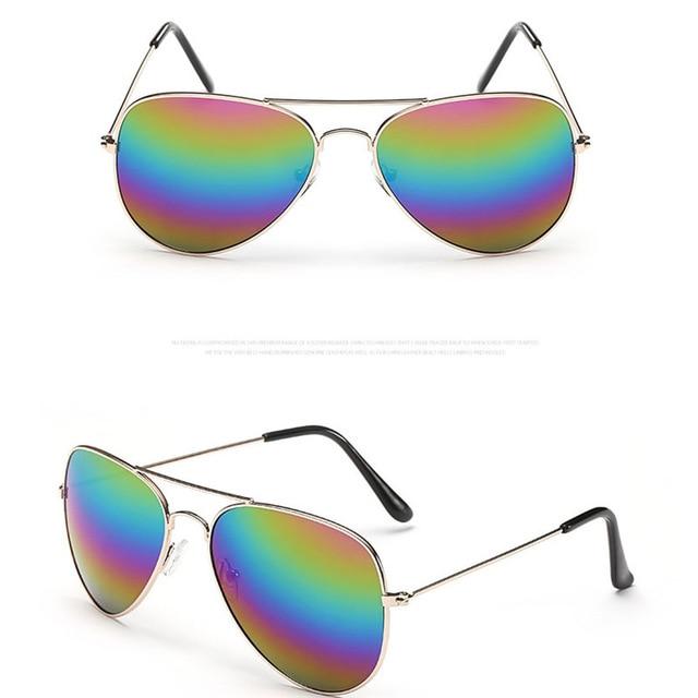 Pilot Mirror Sunglasses-Sunglasses-Arimonz-Gold Colorful-Arimonz