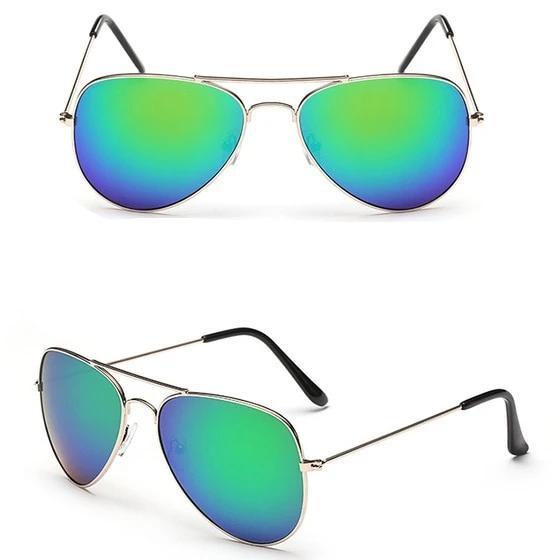 Pilot Mirror Sunglasses-Sunglasses-Arimonz-Gold Green-Arimonz