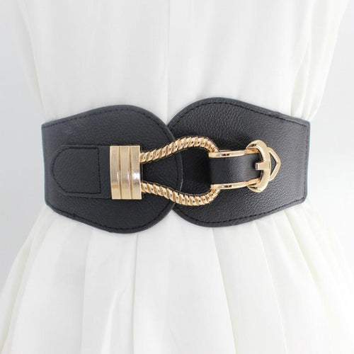 Pin buckle Leather Elastic Belt-Belts-Arimonz-Arimonz