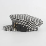 Plaid Belt Visor Cap-Hats-Arimonz-Arimonz