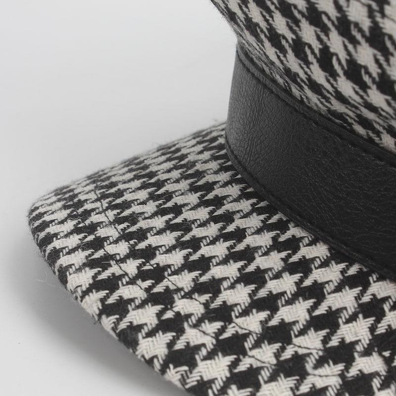 Plaid Belt Visor Cap-Hats-Arimonz-Arimonz