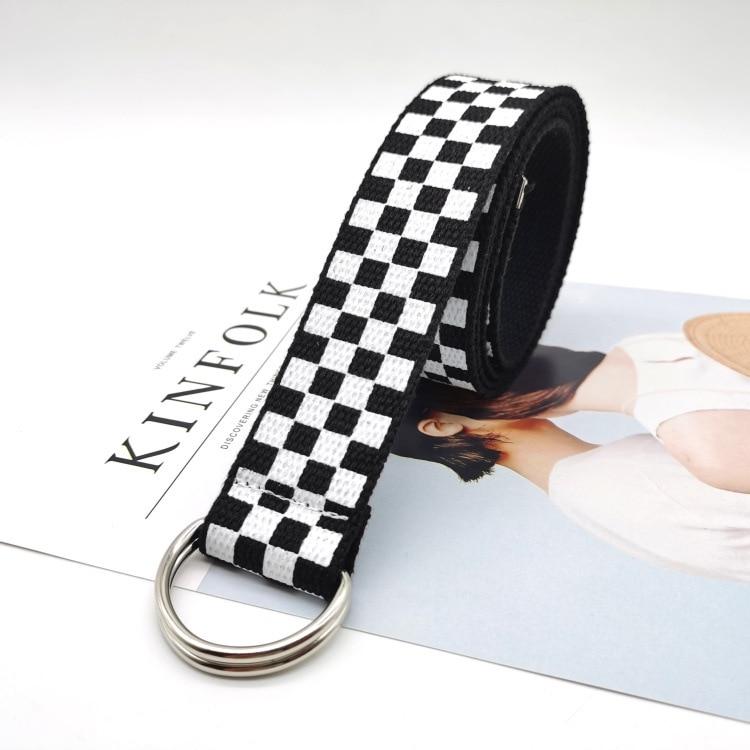 Plaid Checkered Belt-Belts-Arimonz-Arimonz