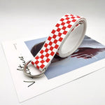 Plaid Checkered Belt-Belts-Arimonz-Arimonz