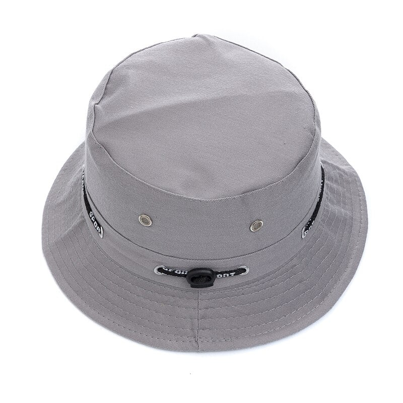 Plain Design Summer Fishing Sun Hat For Women Outdoor Bucket Cap-Bucket Hats-Arimonz-Arimonz