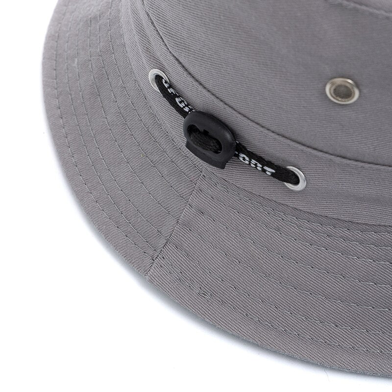 Plain Design Summer Fishing Sun Hat For Women Outdoor Bucket Cap-Bucket Hats-Arimonz-Arimonz