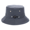 Plain Design Summer Fishing Sun Hat For Women Outdoor Bucket Cap-Bucket Hats-Arimonz-Dark Grey-Arimonz