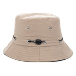 Plain Design Summer Fishing Sun Hat For Women Outdoor Bucket Cap-Bucket Hats-Arimonz-Khaki-Arimonz