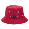 Plain Design Summer Fishing Sun Hat For Women Outdoor Bucket Cap-Bucket Hats-Arimonz-Wine Red-Arimonz