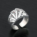 Playing Card Resizable Ring Fashion Trendy Jewelry-Rings-Arimonz-Arimonz