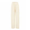 Pleated Wide Leg Pants Women Casual Loose Trousers Office Long Pants-Wear To Work Sets-Arimonz-Beige Pants-S-Arimonz