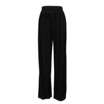 Pleated Wide Leg Pants Women Casual Loose Trousers Office Long Pants-Wear To Work Sets-Arimonz-Black Pants-S-Arimonz