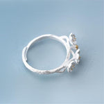 Plum Blossom Flower Ring Personality Fashion Trendy Women Ring-Rings-Arimonz-Arimonz