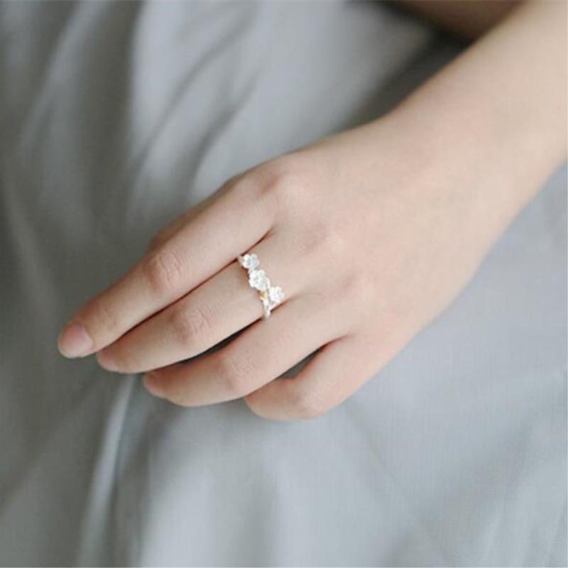 Plum Blossom Flower Ring Personality Fashion Trendy Women Ring-Rings-Arimonz-Arimonz